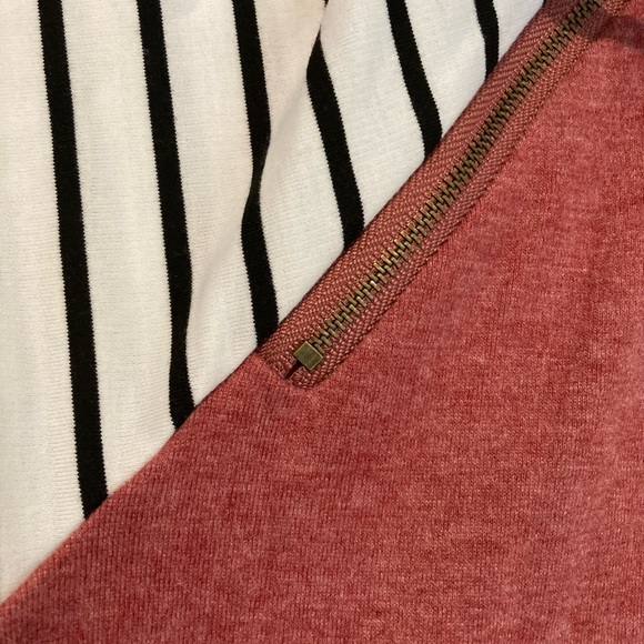 NWT fashion, original design pullover double hood, long sleeve size L - Picture 9 of 14